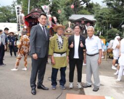 中相原町会　三社神社祭礼