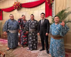 日本大学の後輩力士達